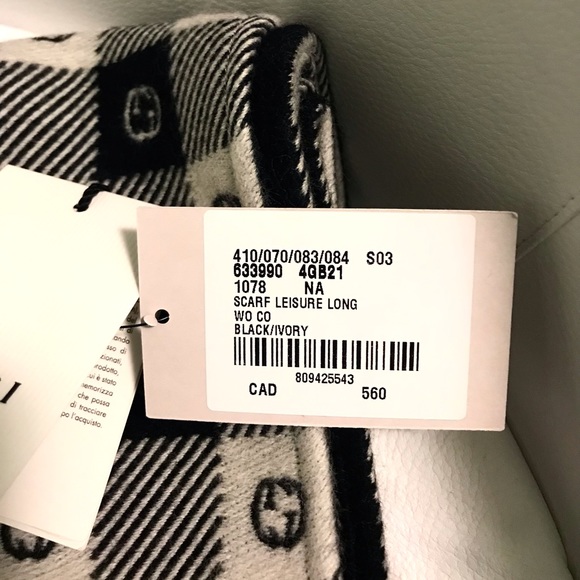 BRAND NEW Gucci Wool Scarf - Picture 2 of 4